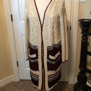 Long Sweater light weight size medium